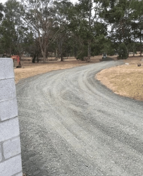 A Newly Constructed Gravel Path — Jammach Earthmoving in Maitland, NSW